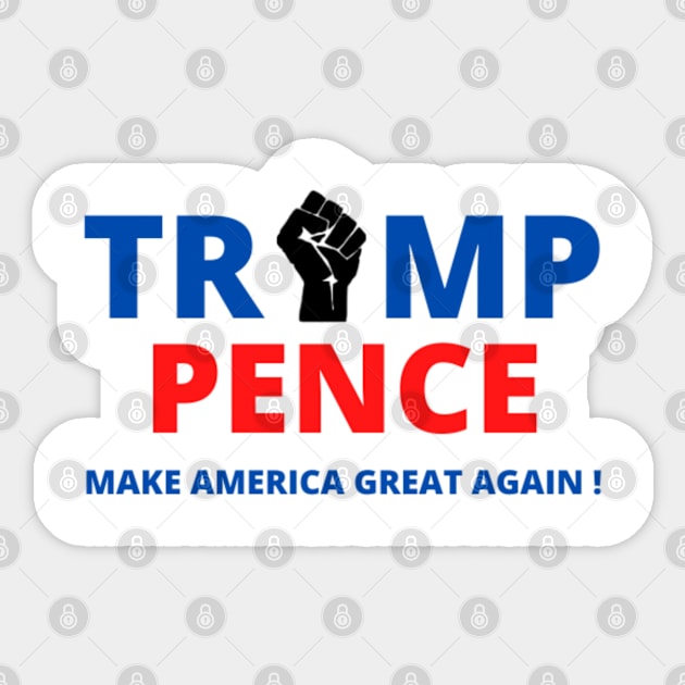 Donald Trump for USA PRESIDENT 2020 Sticker by Rebelion